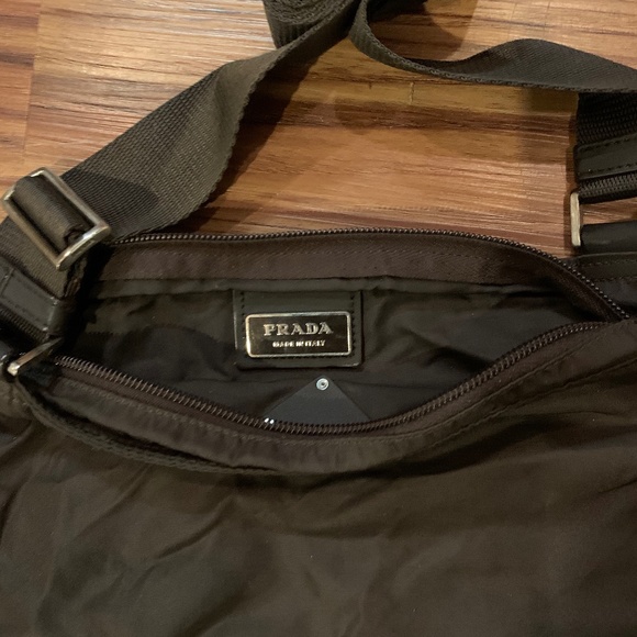 Prada tessuto nylon crossbody bag (Brown) - Picture 2 of 2